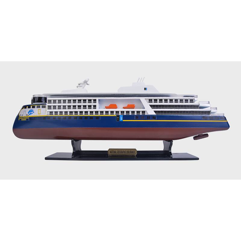 National Geographic Endurance Painted Small Cruiseship Model