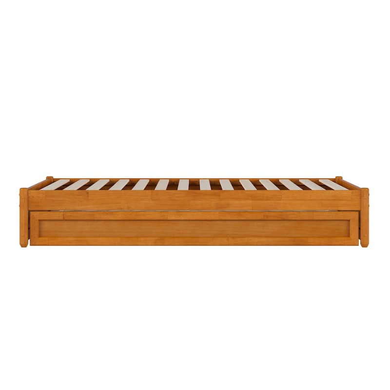 Barcelona Panel Platform Bed with Twin Trundle