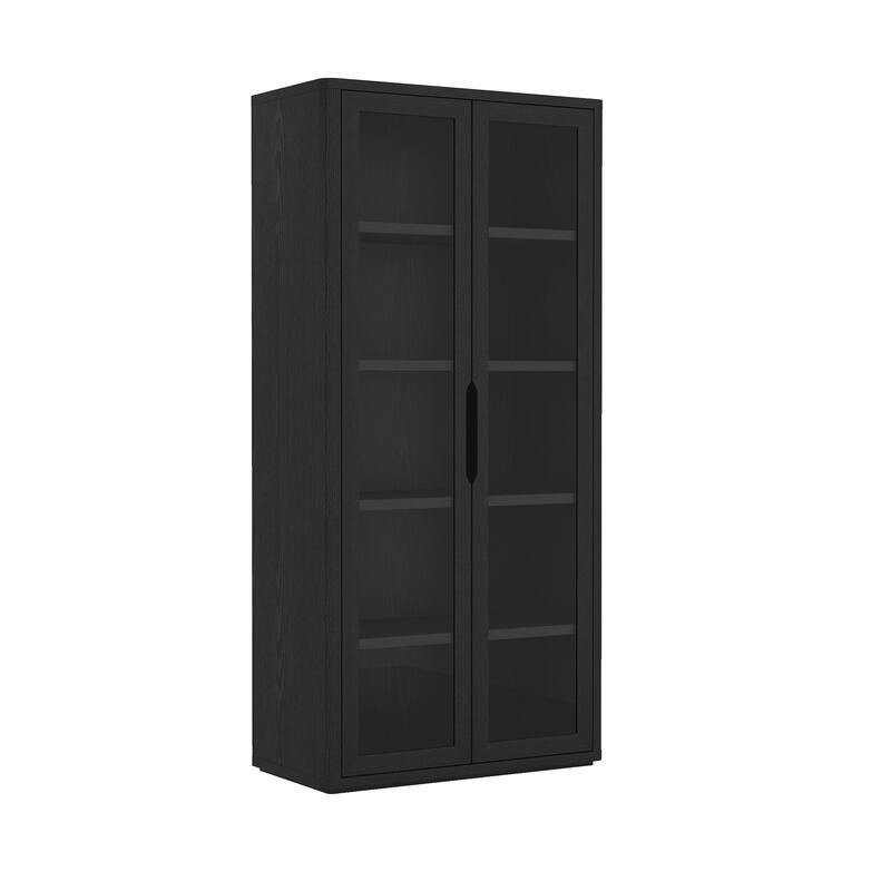 Manhattan Comfort Rivington Modern 38 In Bookcase Cabinet