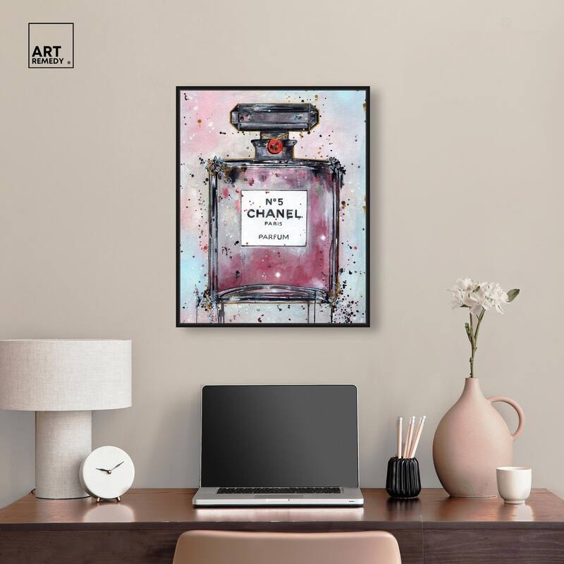 Doll Memories - Abstract Perfume Canvas by Art Remedy