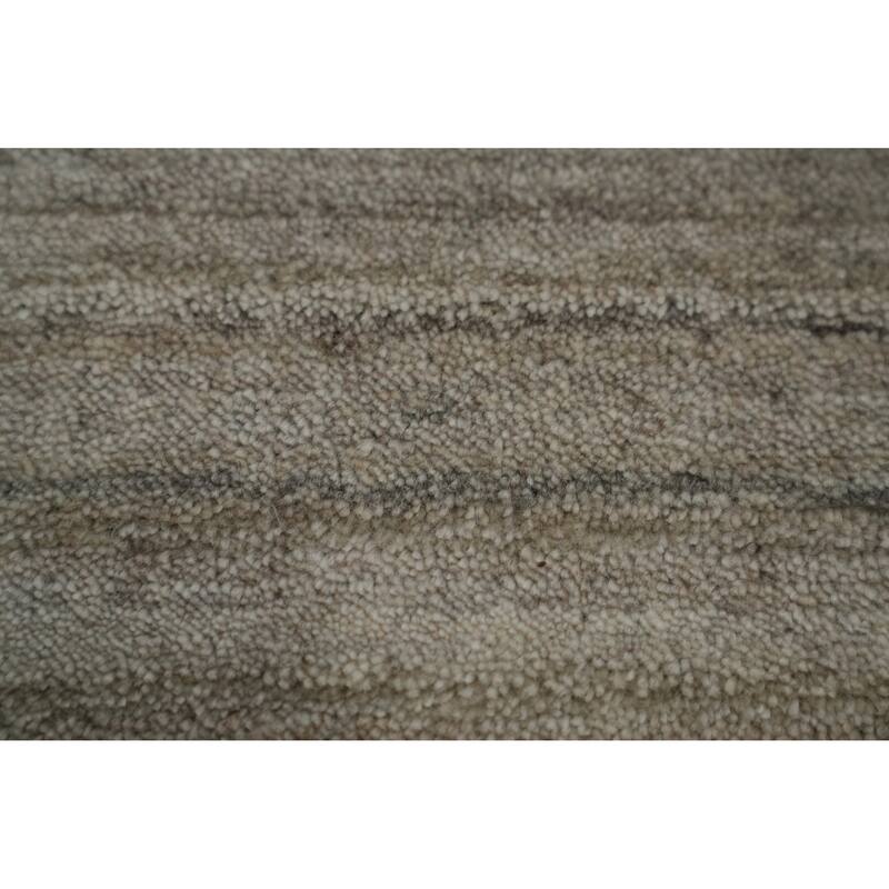 Hand Knotted Oriental 100% Wool Carpet Tribal Animal Pictorial Beige & Ivories Gabbeh Area Rug - 9' 10'' X 8' 1''