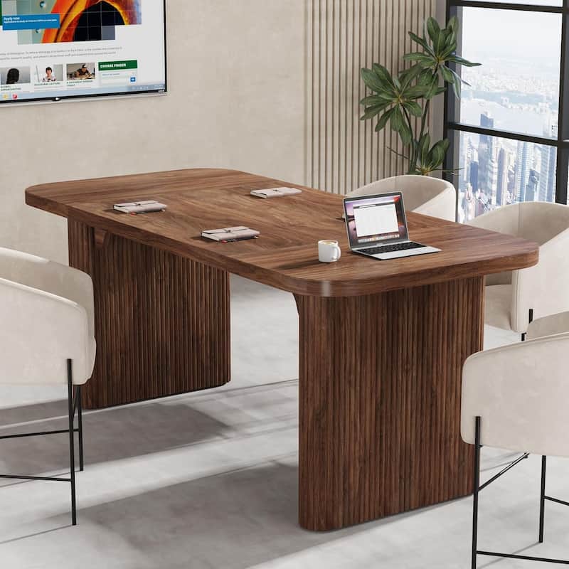 Modern Conference Table, Office Meeting Seminar Boardroom Table
