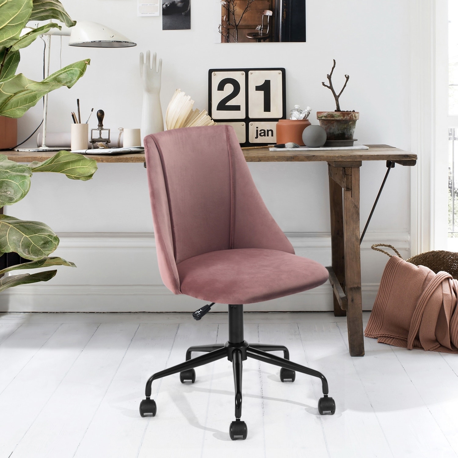 Small upholstered desk 2025 chair