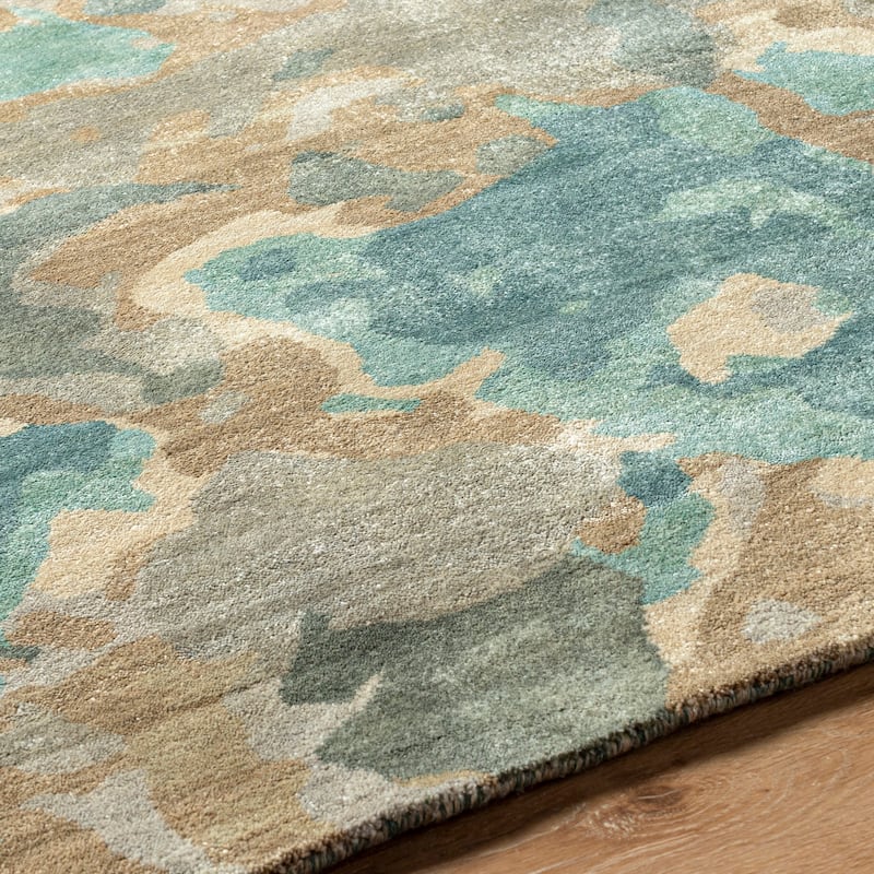 Hand-Knotted Virgil Abstract Indoor Area Rug