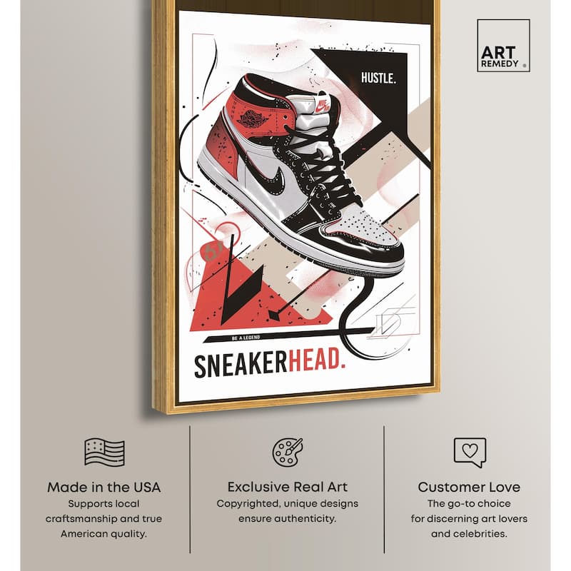 Stylish Sneakerhead Canvas by Art Remedy