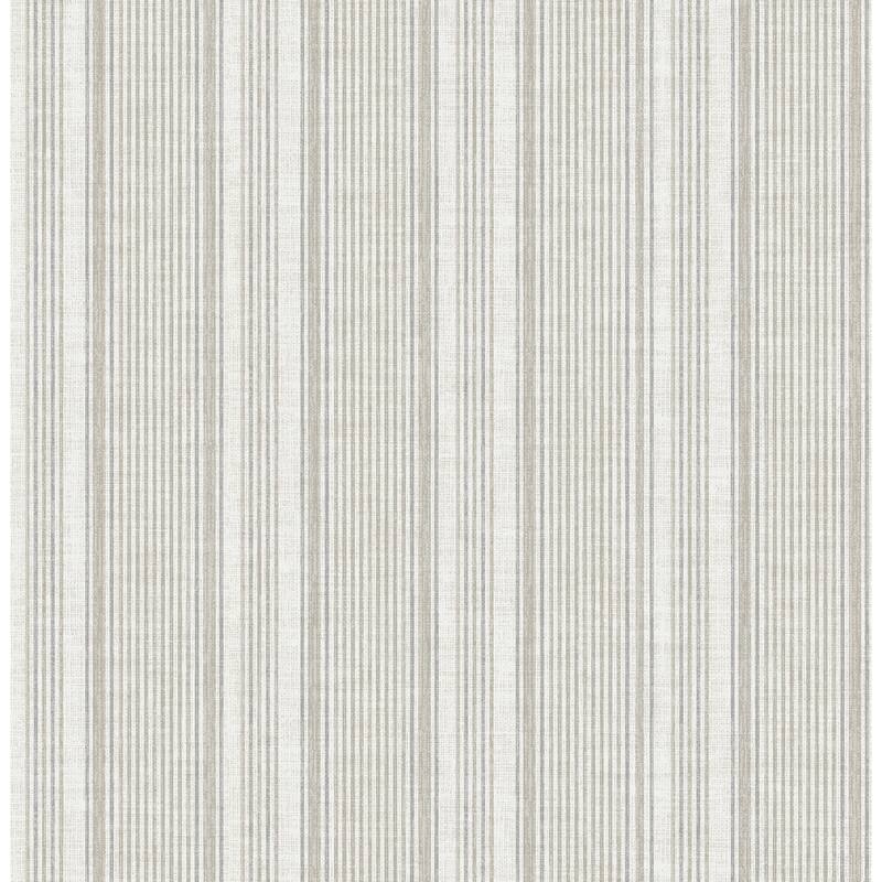 A-Street Prints Ayanna Neutral Striped Wallpaper