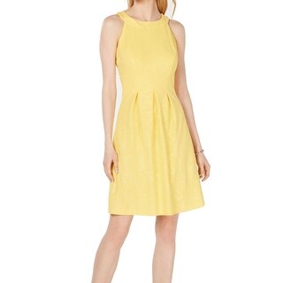 lemon yellow formal dress