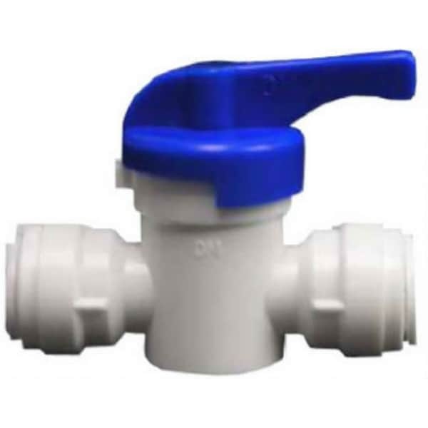 Watts PL-3011 Quick Connect Straight Ball Valve, 1/4" x 1/4"