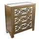 preview thumbnail 15 of 28, Silver Orchid Fonda Glam Mirrored Cutout 3-drawer Chest