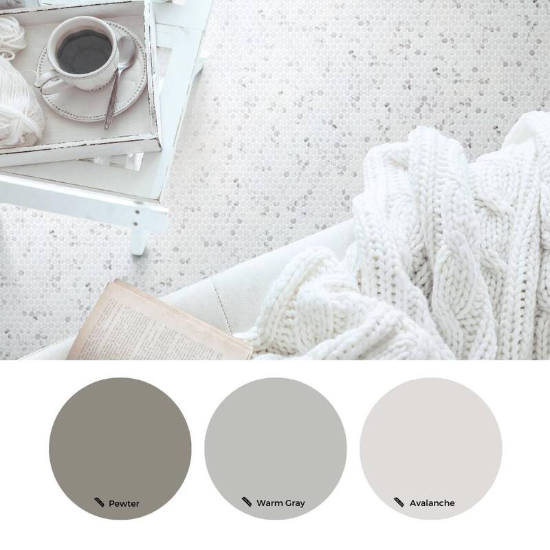 The Tile Life Eterna Penny 12x12 White Round Glass Mosaic Floor, Wall & Backsplash Tile