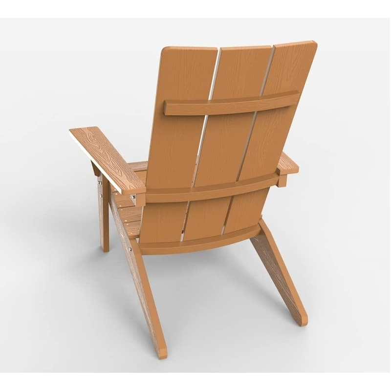 WINSOON Adirondack Chair with Cup Holder All Weather,Made Of HIPS