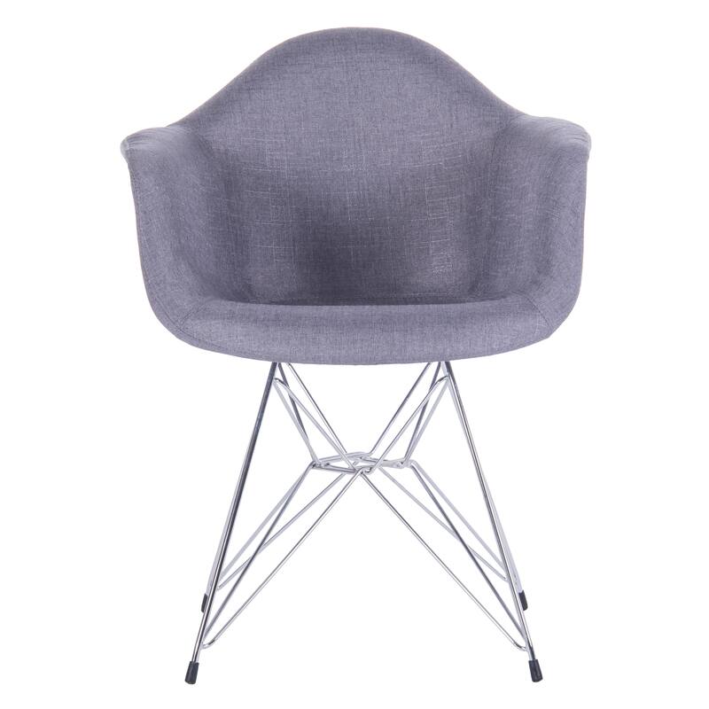 Porthos Home Upholstered Dining Armchairs w/ Metal Legs (Set of 2) - N/A