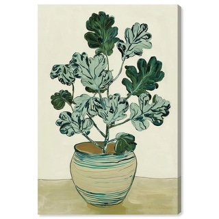 Potted Geranium II Botanical Art Canvas Print by Art Remedy - Bed Bath ...