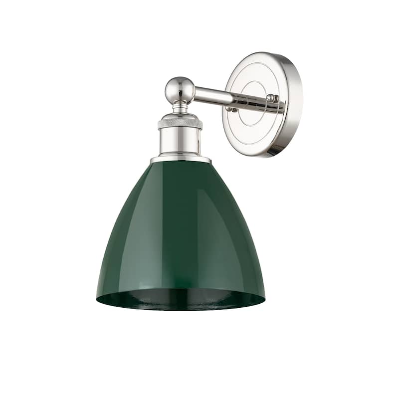 Innovations Lighting 616-1W-12-8 Plymouth Sconce Plymouth Dome 12"