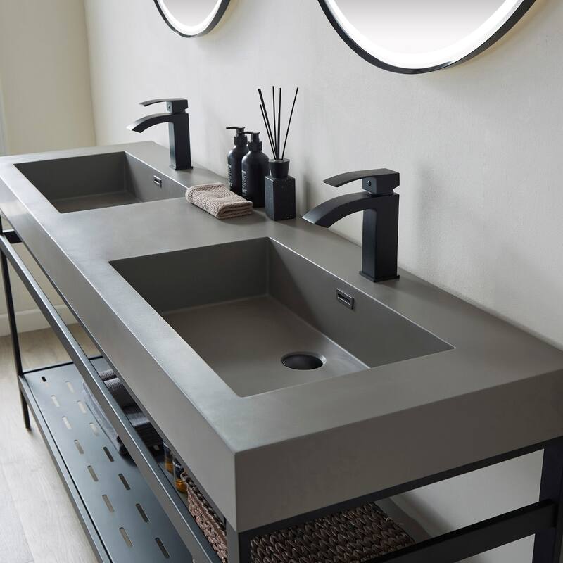 Miseno MV702872 Ablitas 72" Free Standing Double Basin Vanity Set with