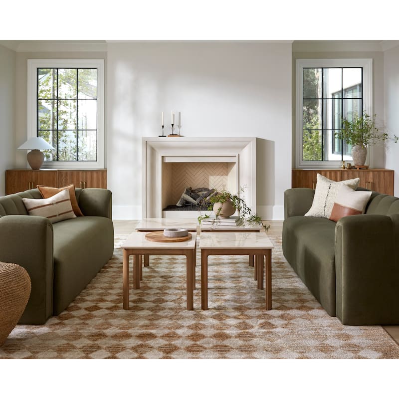 Galey Alix x Livabliss Myrtle Avenue V Vintage Checkerboard Area Rug