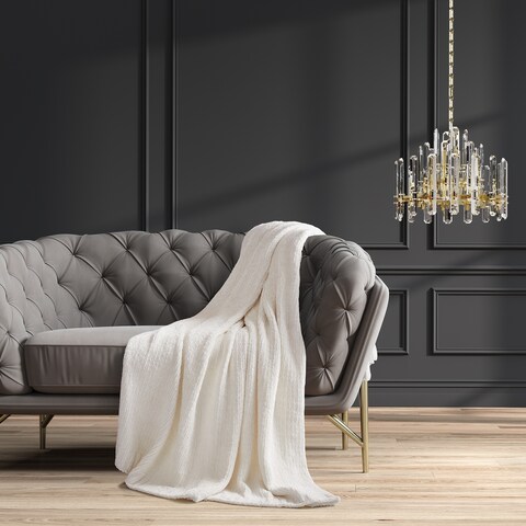 Five Queens Court Barcelona Chenille Throw