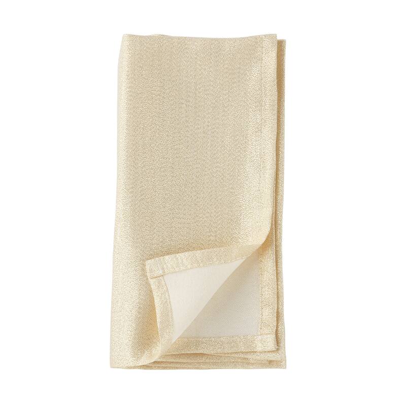 Table Napkins With Shimmering Design (Set of 4)