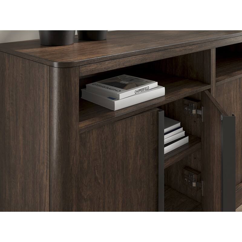 Signature Design by Ashley Kendamor Brown Dining Server - 60" W x 18" D x 32.13" H