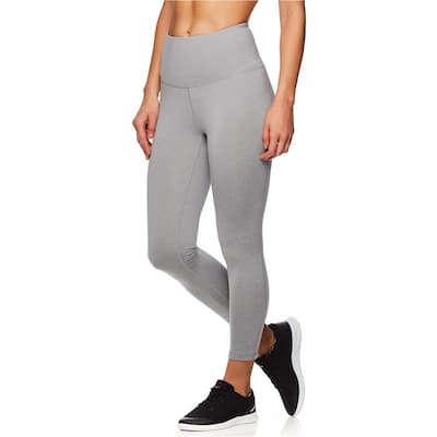 Reebok Womens High Rise Capri Leggings Yoga Pants