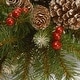 preview thumbnail 3 of 3, National Tree Company 30 in. Frosted Berry Centerpiece and Candle Holder