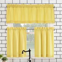 Buy Yellow Curtain Tiers Online At Overstock Our Best Window Treatments Deals