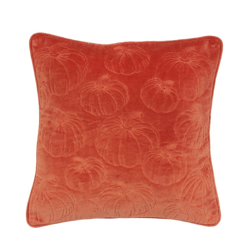 Pumpkin Patch Textured Pillow