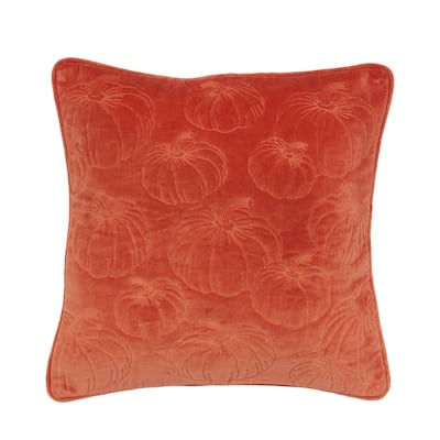 Pumpkin Patch Textured Pillow