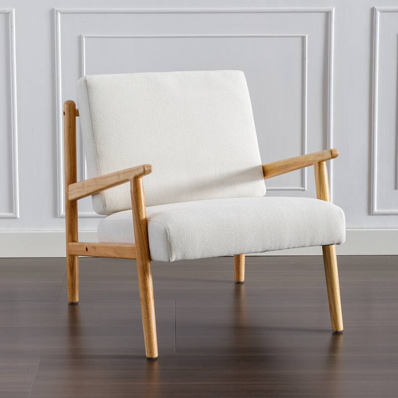 Spindle Back Wooden Frame Fabric Lounge Armchair