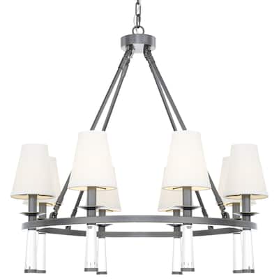 Crystorama Lighting Group Baxter 8 Light 32" Wide Chandelier
