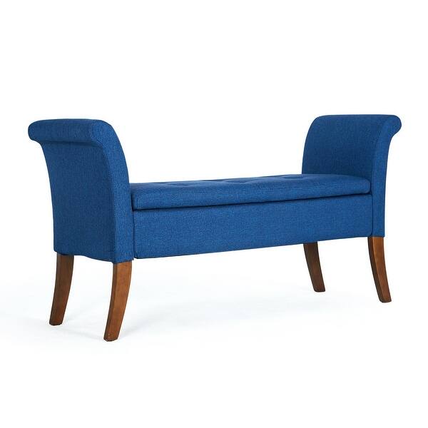 Shop Belleze Button Tufted Storage Settee Bradley Bench