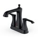 preview thumbnail 18 of 29, Karran Woodburn Two-Hole 2-Handle Bathroom Faucet with Matching Pop-Up Drain