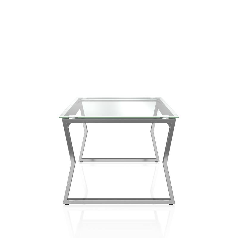 Kiloran Contemporary 47-inch Glass Top Coffee Table by Furniture of America