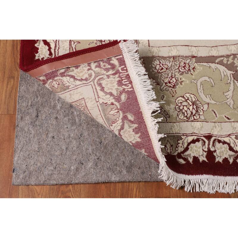 Victorian Style Tabriz Turkish Area Rug Medallion Machine Made Carpet - 9'9" x 13'5"