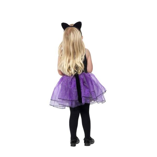 Shop 42 Purple And Black Cat Toddler Halloween Costume T1