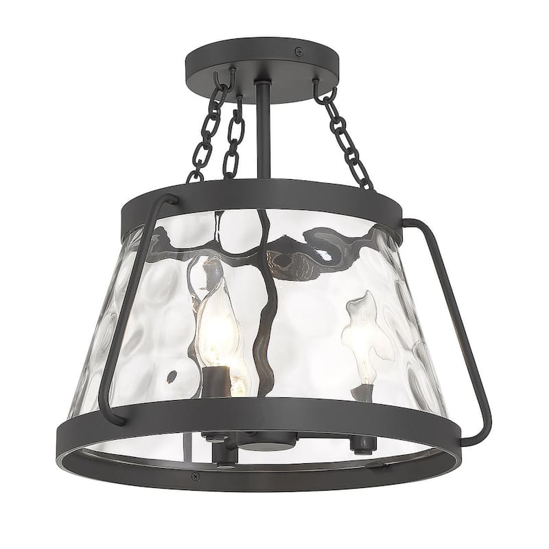 Savoy House 6-1802-3 Crawford 3 Light 15" Wide Semi-flush Ceiling