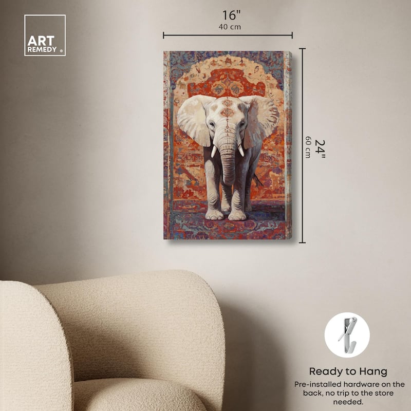 Elephant Archway Canvas by Art Remedy, Gallery Wrapped