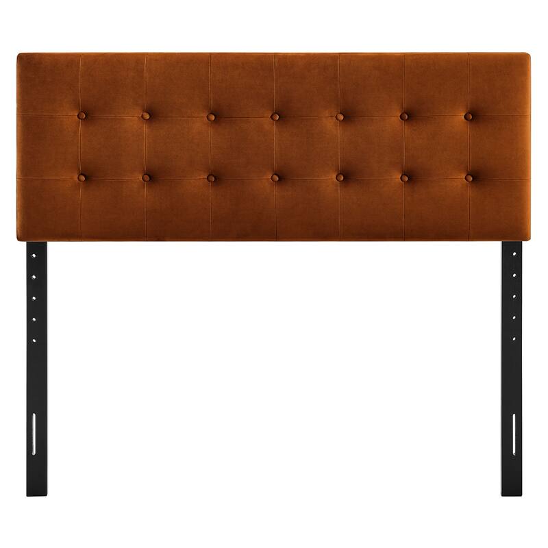 Emily Biscuit Tufted Performance Velvet Headboard