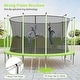 preview thumbnail 16 of 14, 16FT Trampoline, Recreational Trampolines with Enclosure Net and Ladder