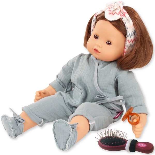 slide 2 of 5, Gotz: Maxy Muffin: Zig Zag - 16.5" Doll, Blue Romper, Collectible Toy, Kids 3+