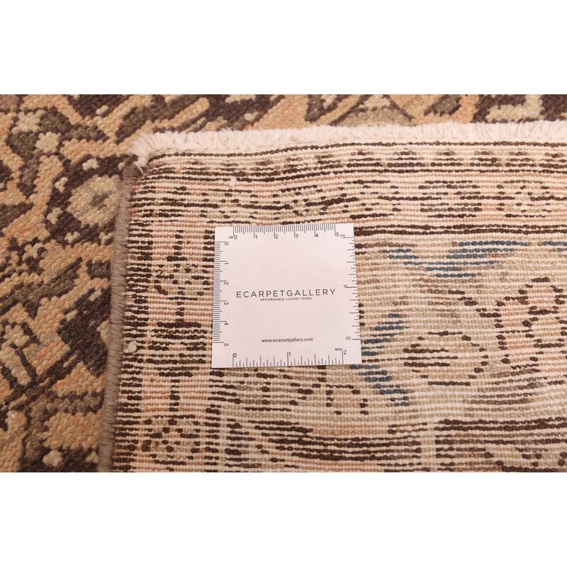 ECARPETGALLERY Hand-knotted Antalya Vintage Light Copper Wool Rug - 3'6 x 10'2