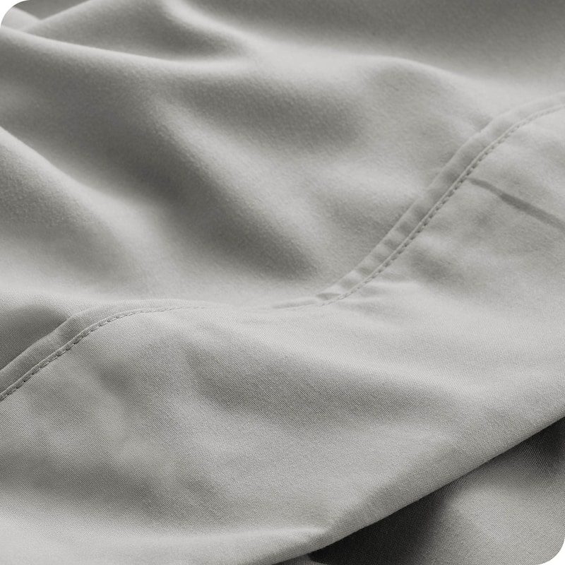 Bare Home Double Brushed Microfiber Flat Top Sheet