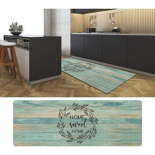 19.6 in. x 55 in. Anti-Fatigue Kitchen Runner Mat (Home Sweet Home)
