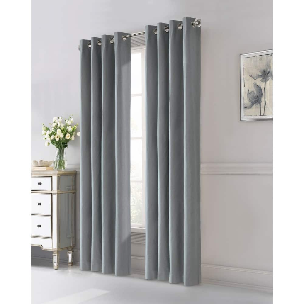 ThermaPlus Edison Total Blackout Textured Curtain Panel