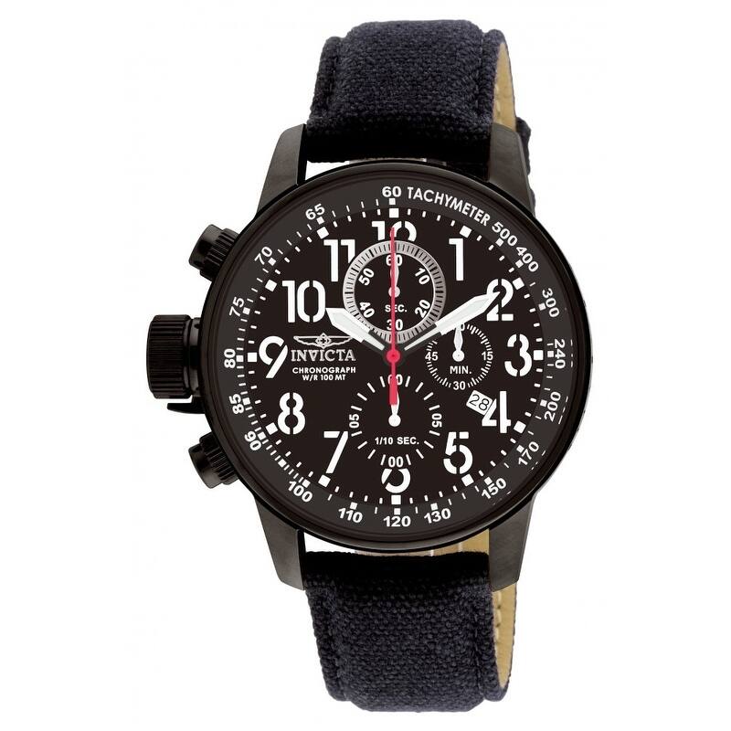 Invicta Men's 1517 I-Force Quartz Chronograph Black Dial Watch