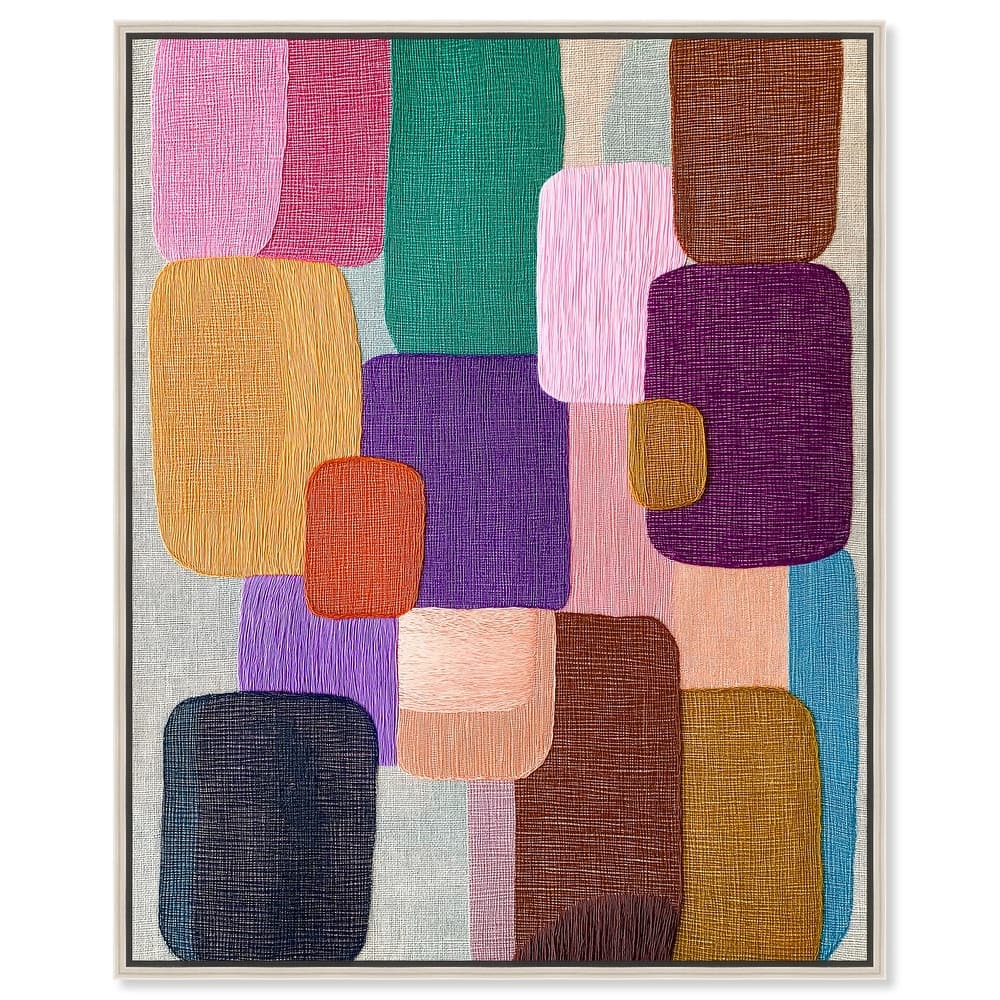 Color Block Cadence I Canvas by Art Remedy