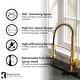 preview thumbnail 9 of 38, Karran Scottsdale Single-Handle Pull-Down Sprayer Kitchen Faucet