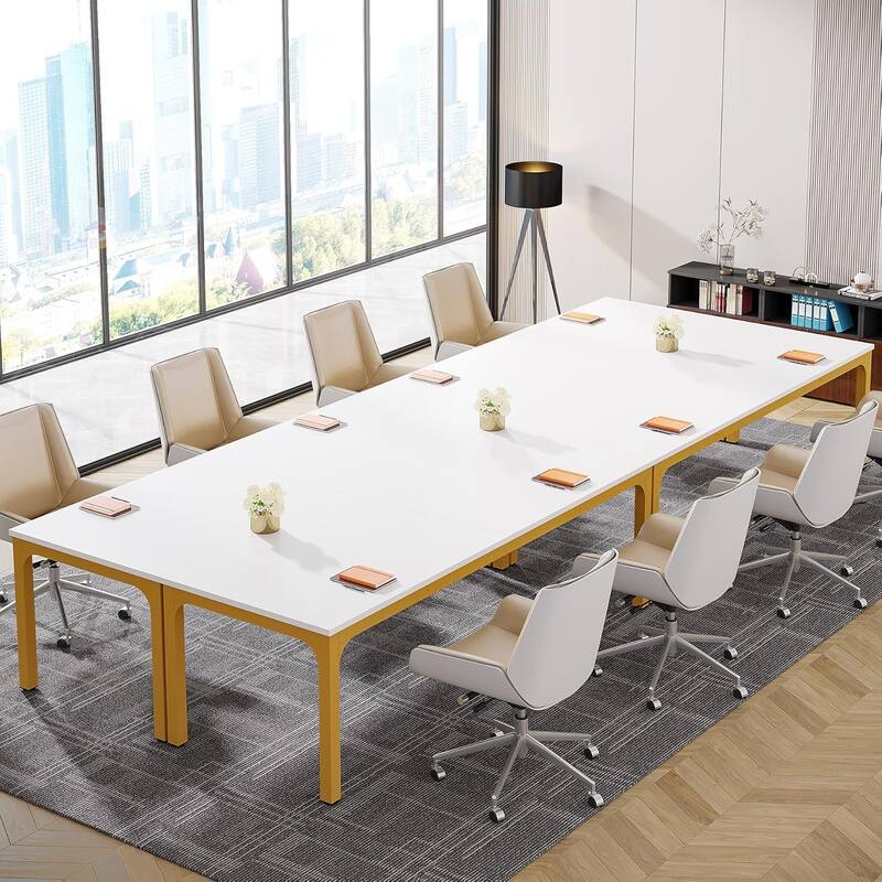 78.74" Large Rectangle Conference Table/Desk, Modern Seminar Meeting Table, Business Tables for Boardroom & Office