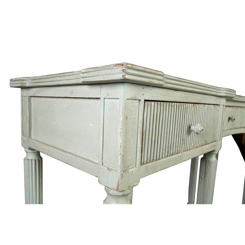 Shapiro 69" Console Table, Distressed Aged