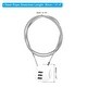 preview thumbnail 13 of 13, Small Combination Lock 31.4 Inch, 1 Pcs 3 Digit Padlock for Gym Locker White